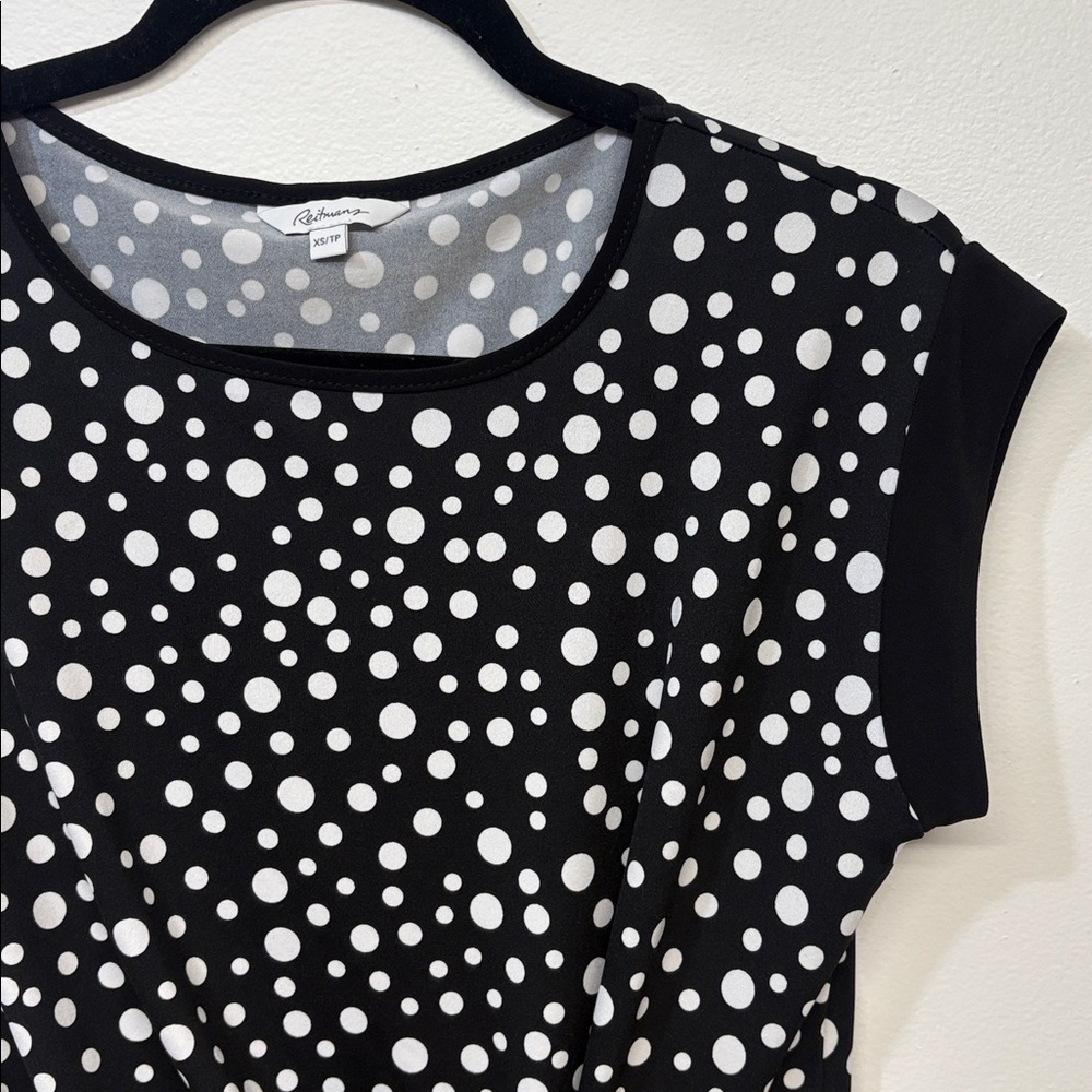 REITMANS Retro Style Polkadot Blouse